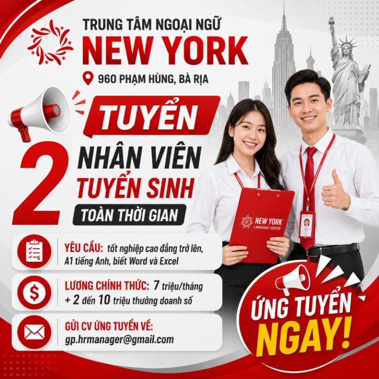 tuyen nhan vien van phong tai ba ria