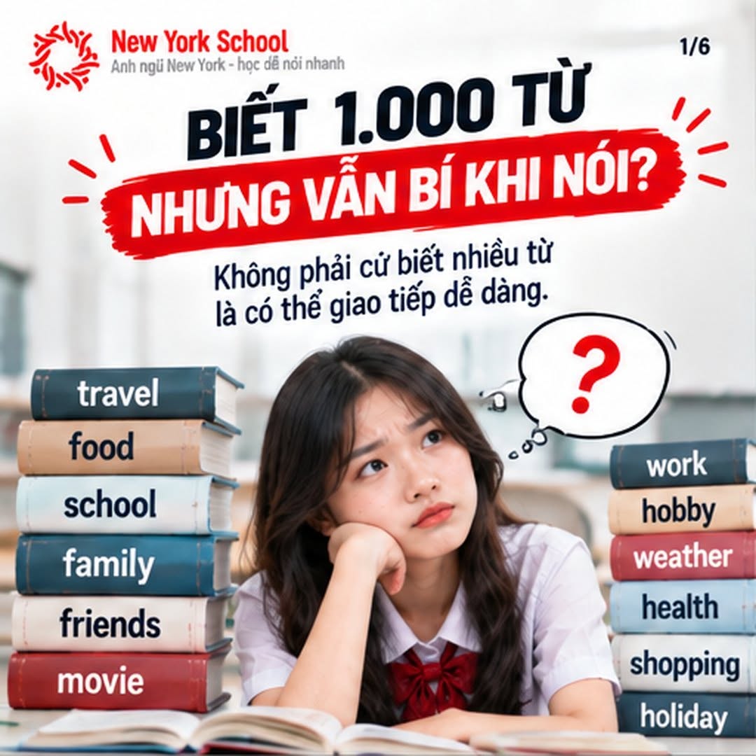 Luyện phản xạ tiếng Anh từ từ vựng đến hội thoại thực tế – ảnh minh họa bài học từ New York School