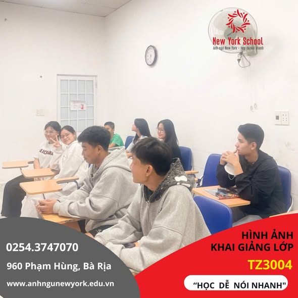 Hình ảnh buổi khai giảng lớp tiếng Anh thiếu niên TZ3004 tại Bà Rịa, ảnh 2