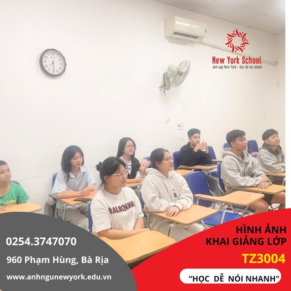 Hình ảnh buổi khai giảng lớp tiếng Anh thiếu niên TZ3004 tại Bà Rịa, ảnh 4